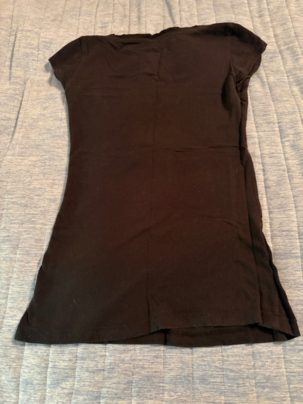 Miley Cyrus & Max Azria Black Slim Scoop Neck Tank - Picture 3 of 5